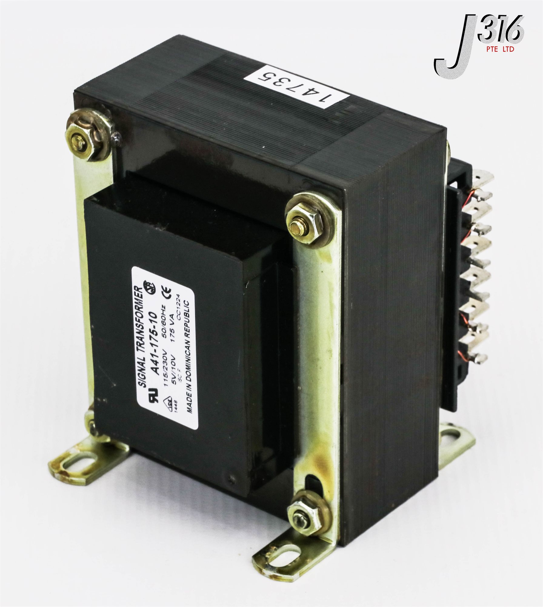 ＃ 14735 SIGNAL TRANSFORMER POWER TRANSFORMER CHASIS MOUNT, 175 VA